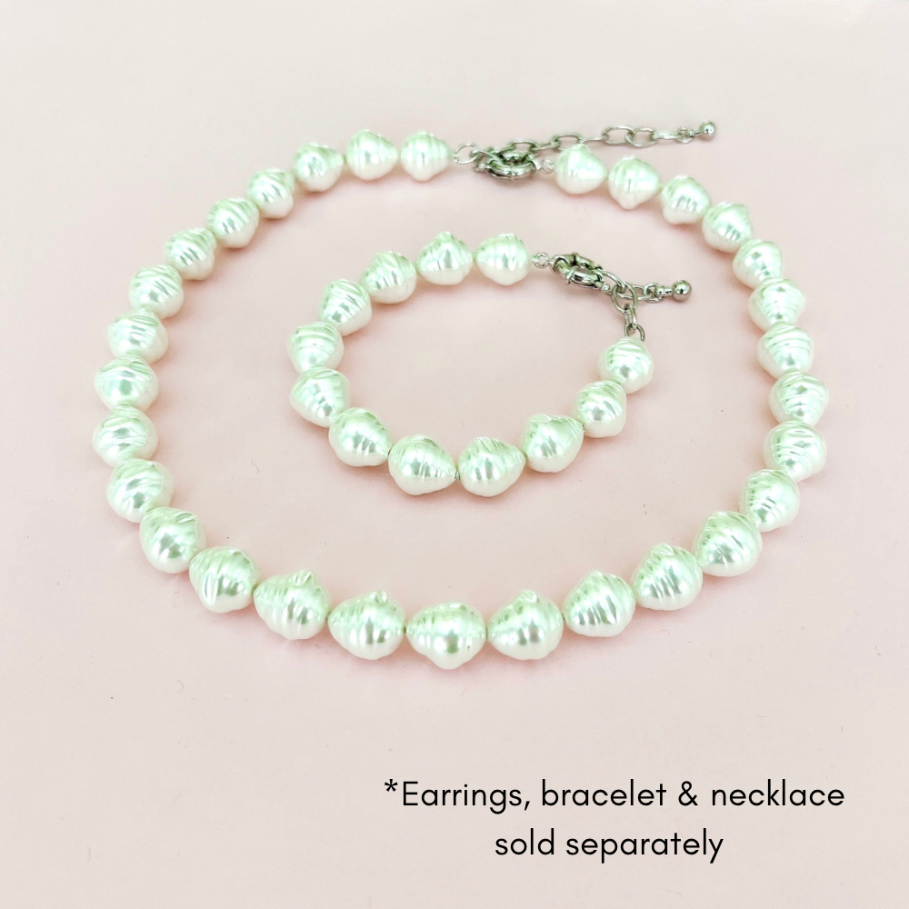 Spanish Pearl Necklace - Ivory (Gold or Silver)