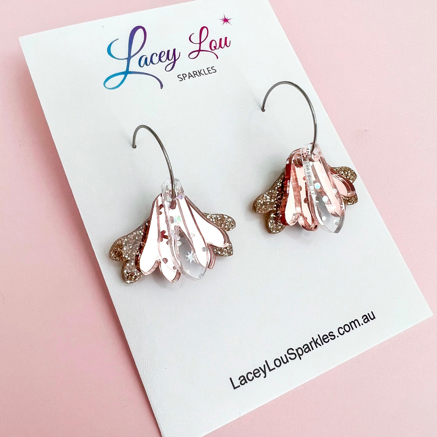 Layered Bloom Hoops - Mixed Metallic