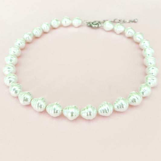 Spanish Pearl Necklace - Ivory (Gold or Silver)