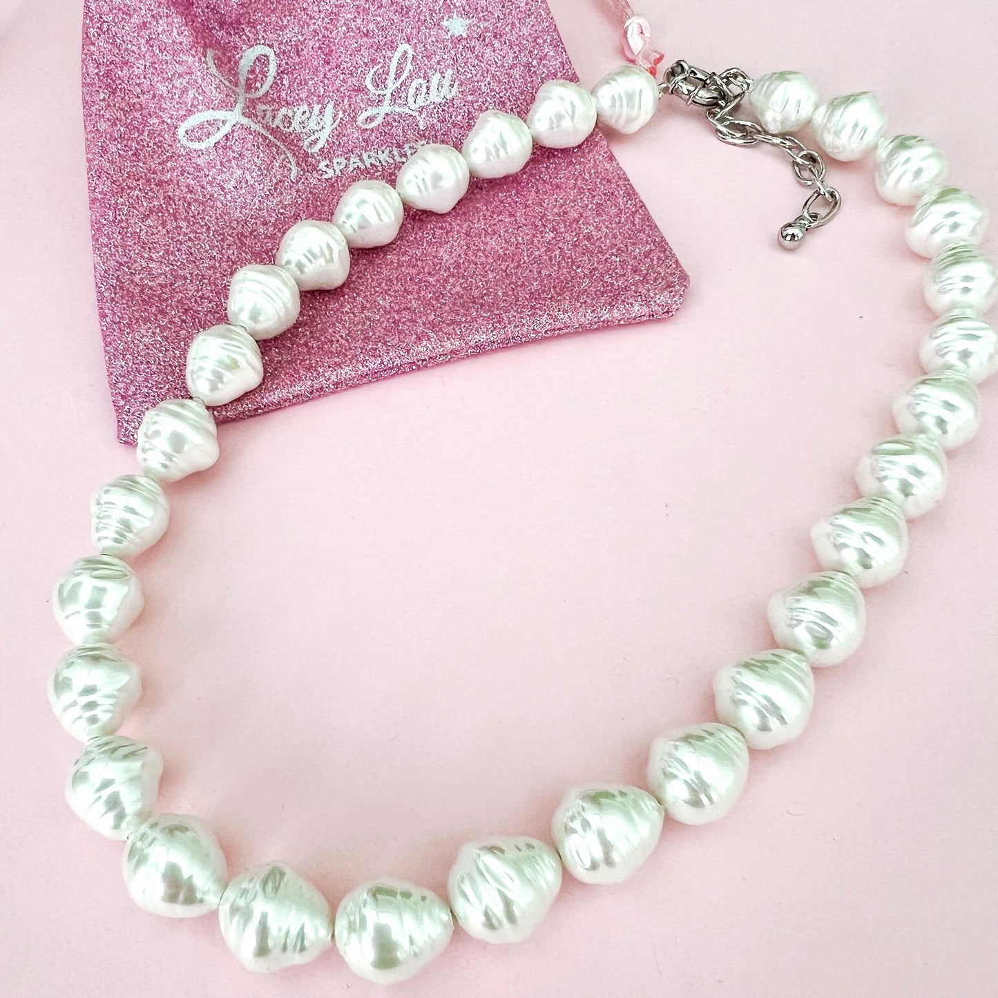 Spanish Pearl Necklace - Ivory (Gold or Silver)