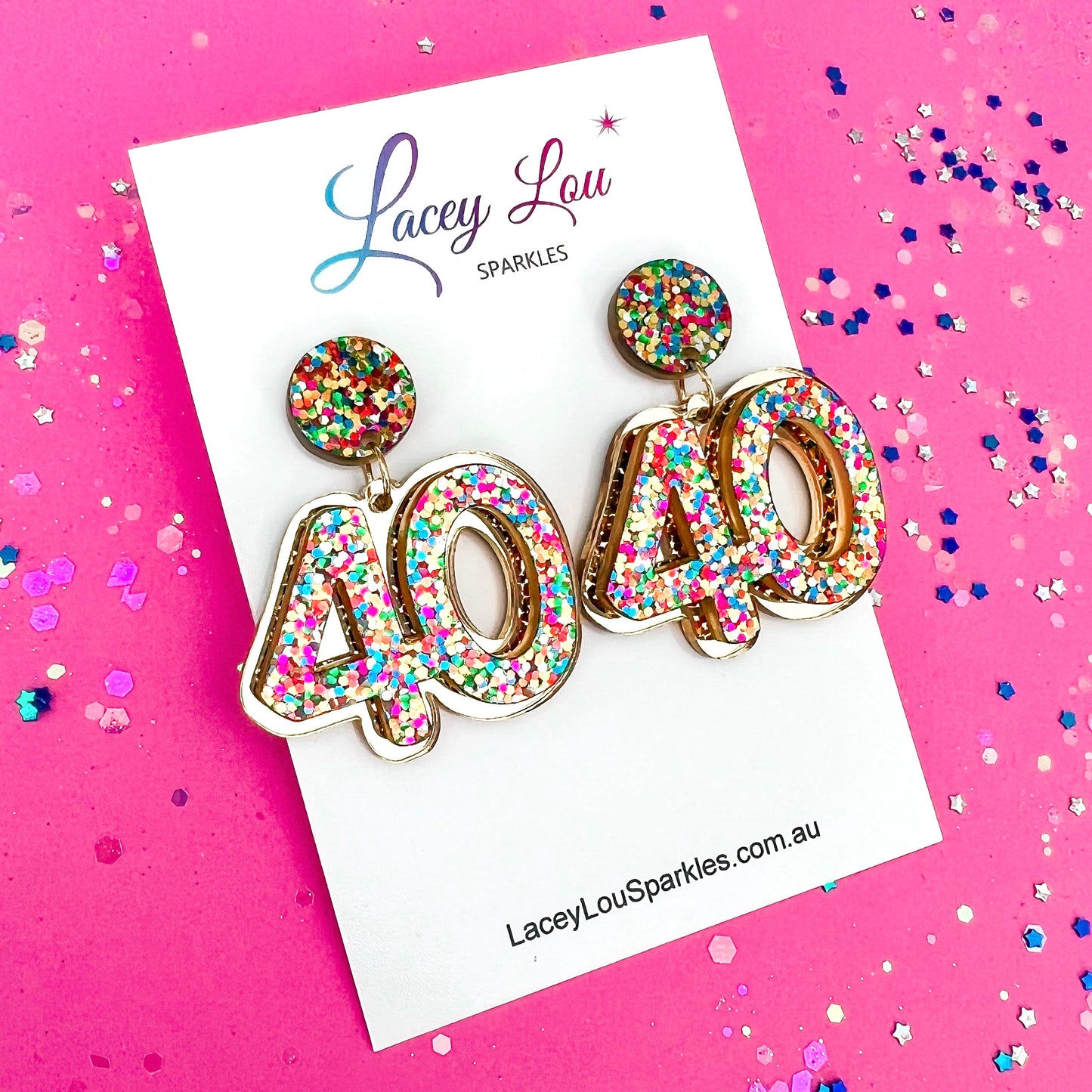 **PRE-ORDER** 80th Birthday Earrings - Multiple Designs