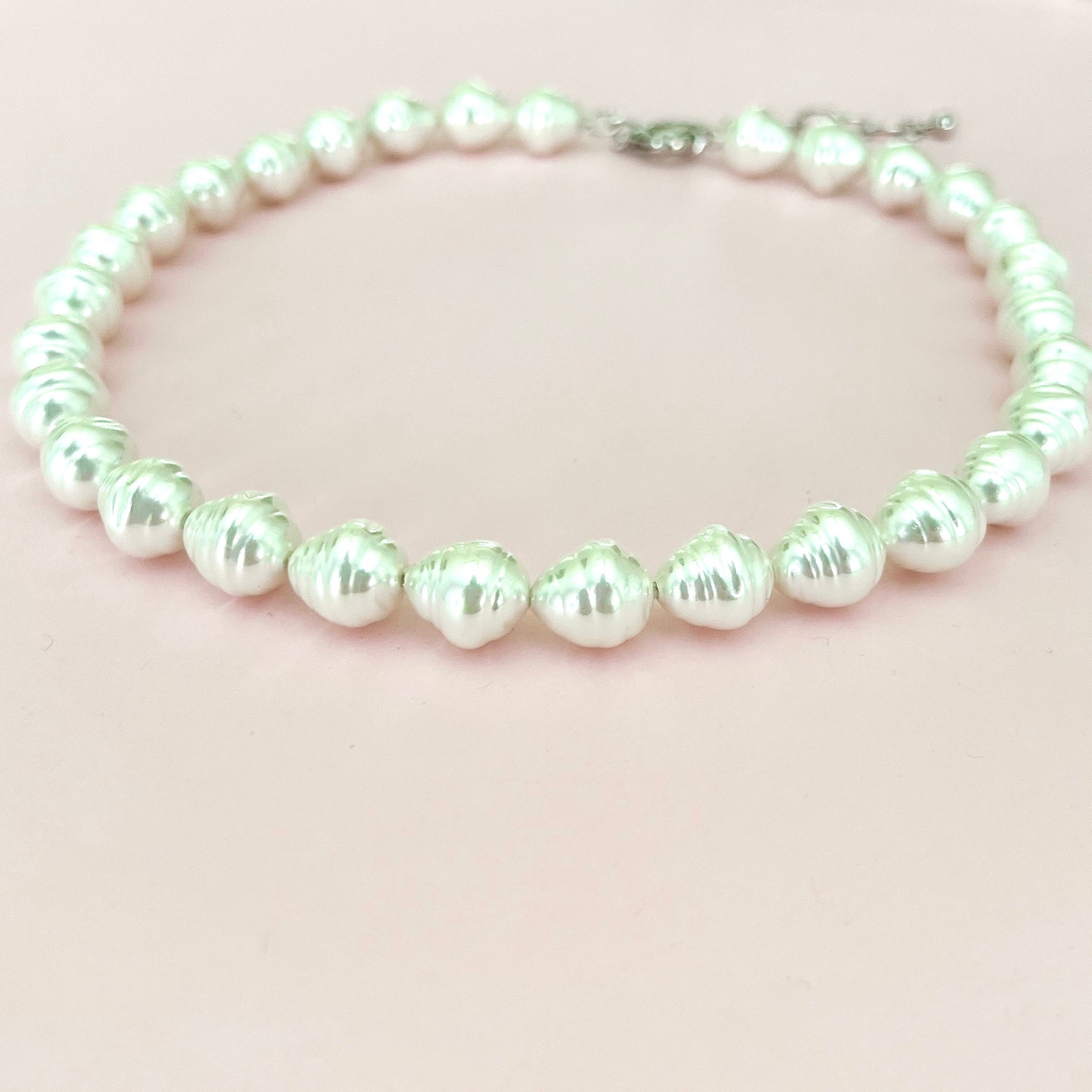Spanish Pearl Necklace - Ivory (Gold or Silver)