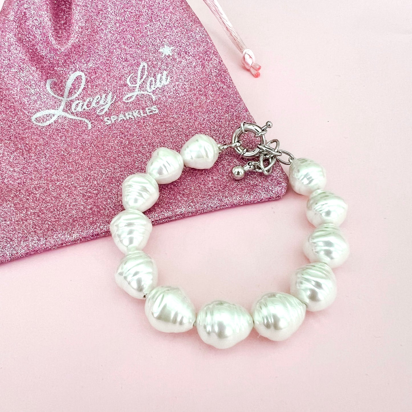 Spanish Pearl Bracelet - Ivory (Silver / Gold)