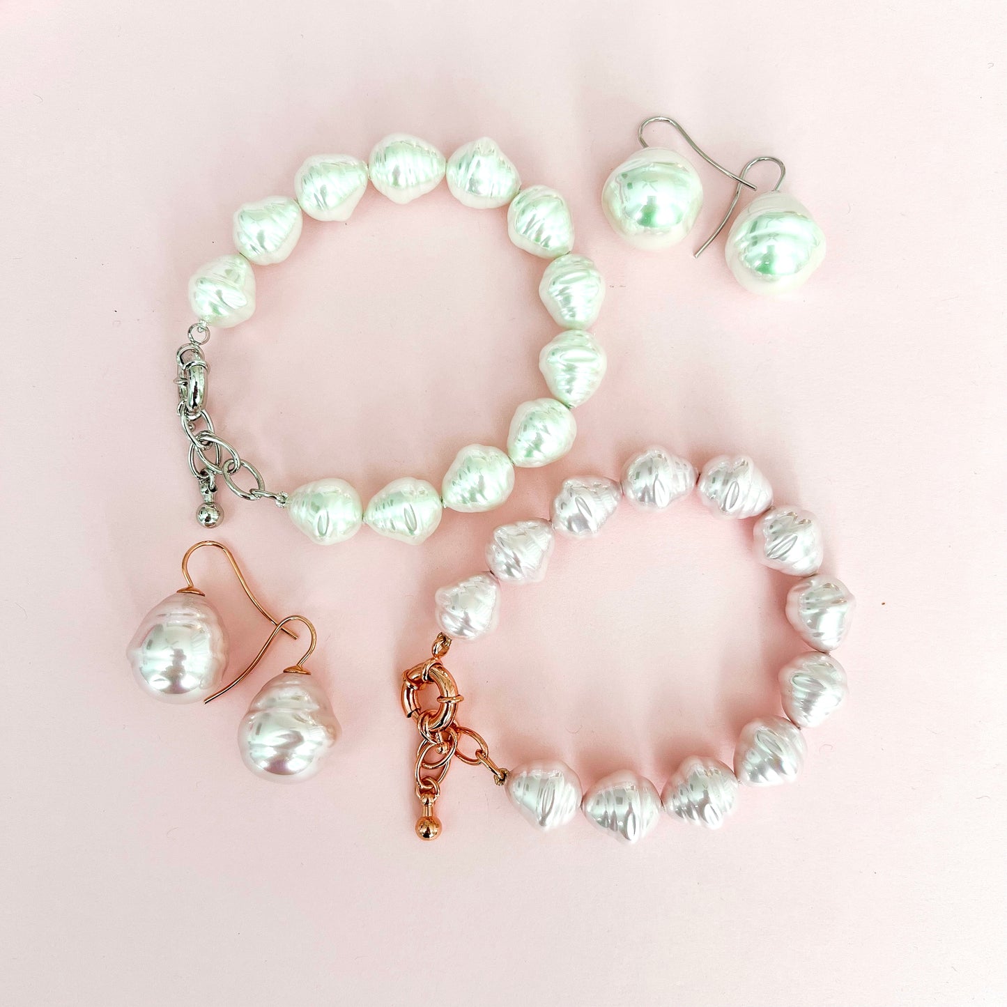 Spanish Pearl Bracelet - Ivory (Silver / Gold)