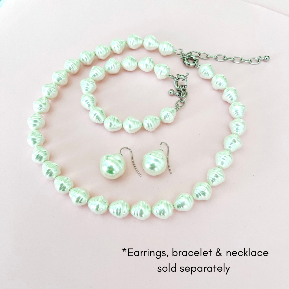 Spanish Pearl Necklace - Ivory (Gold or Silver)