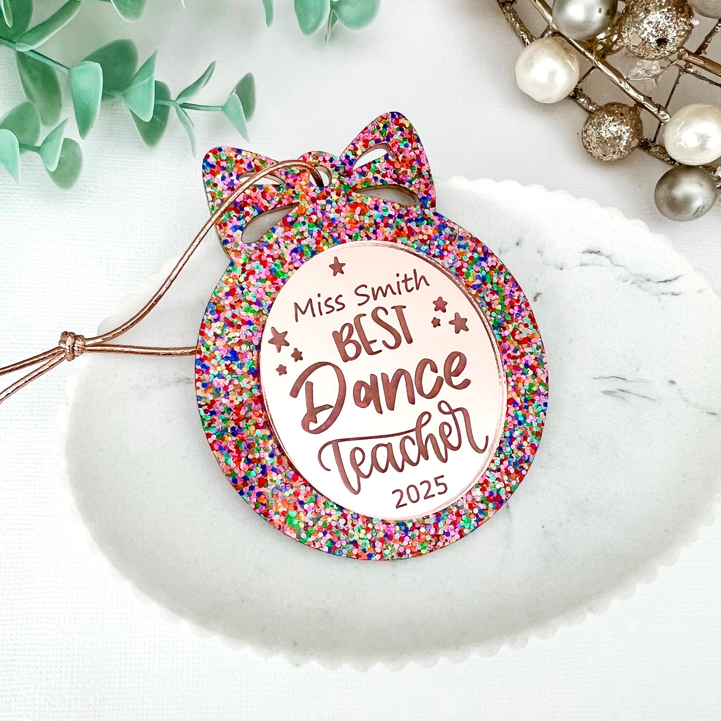 Teacher Aide Christmas Bauble **PRE-ORDER** 2025