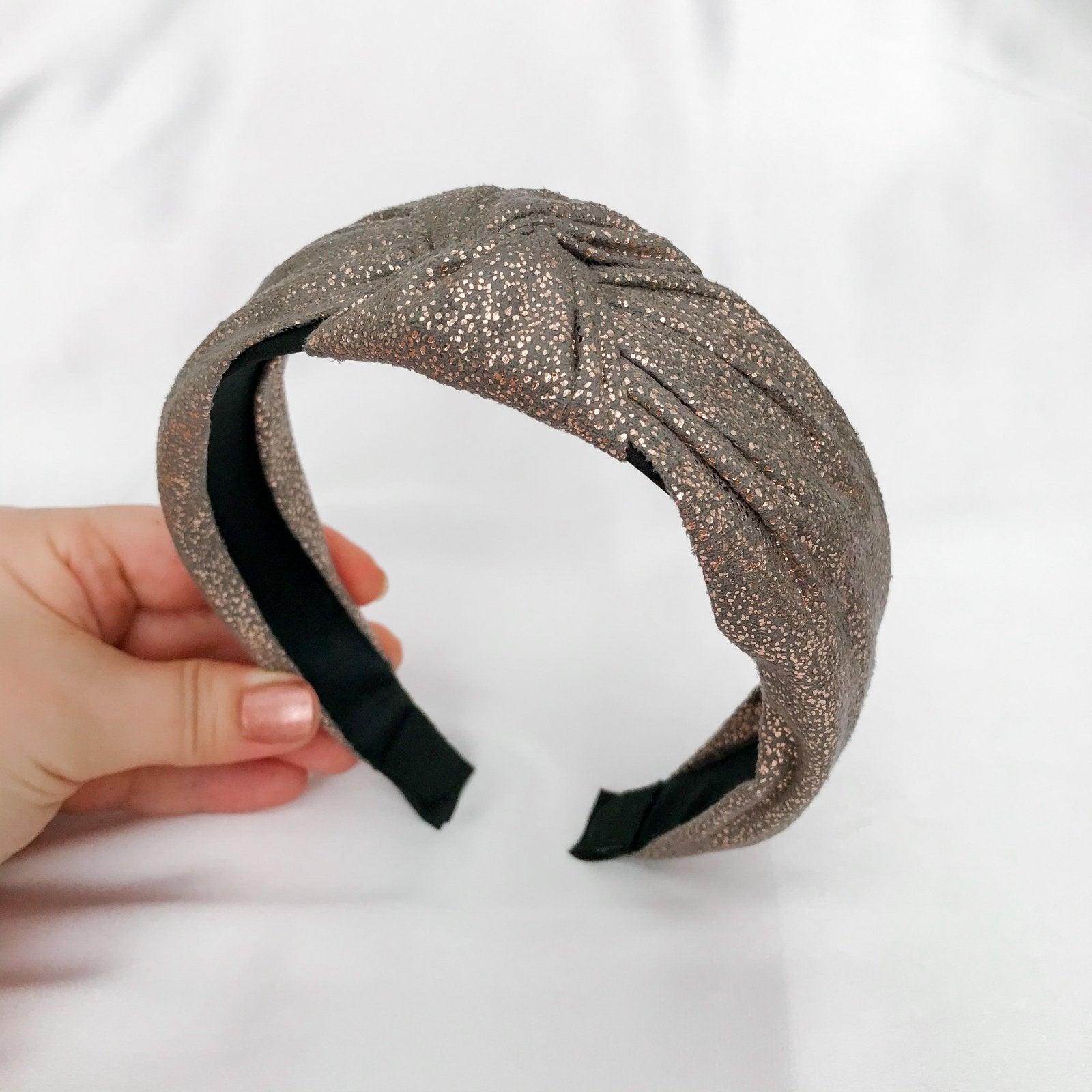 CLEARANCE Imogen Sparkly Knotted Headband - Lacey Lou Sparkles