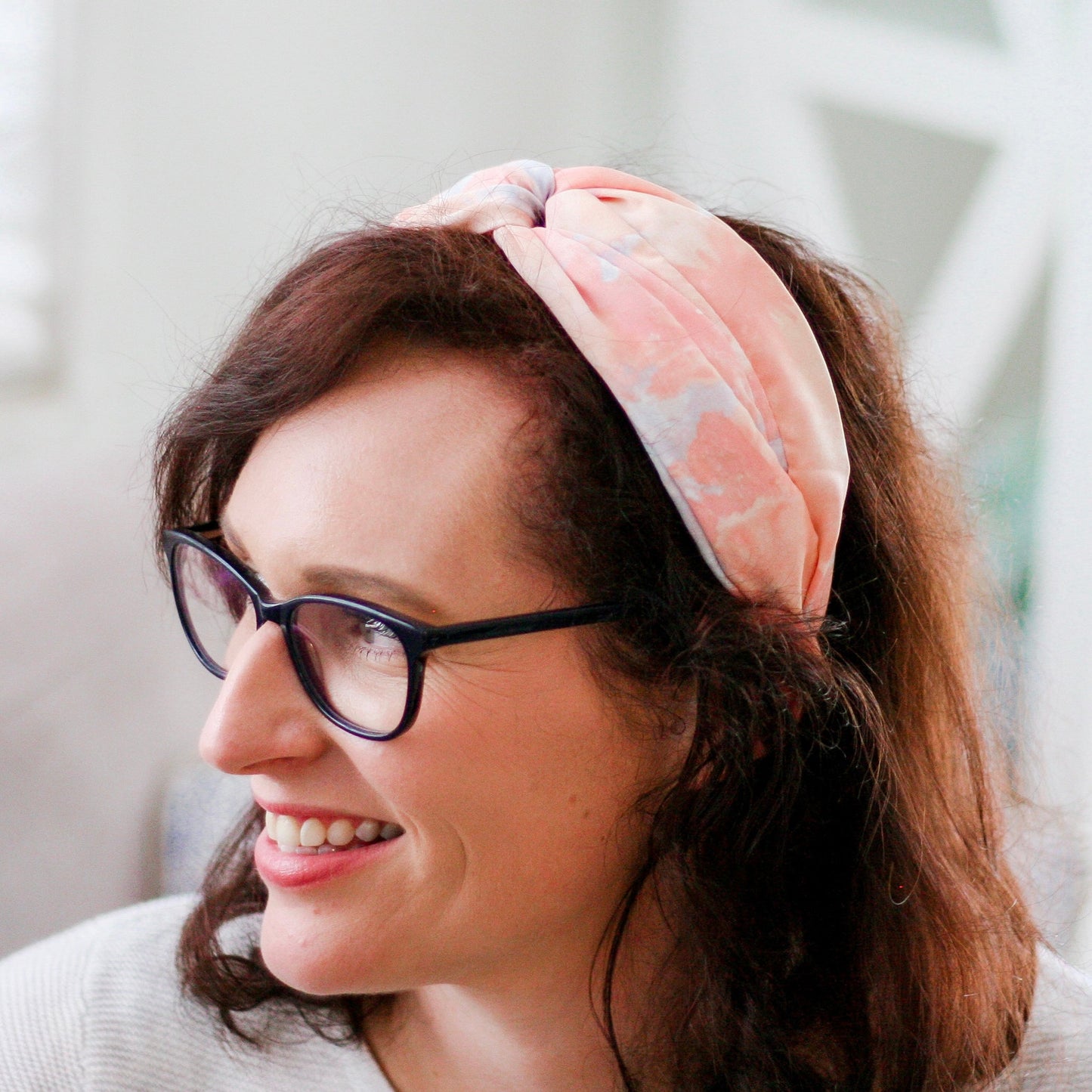 SAMPLE Watercolour Tie Dye Knotted Headband - Lacey Lou Sparkles