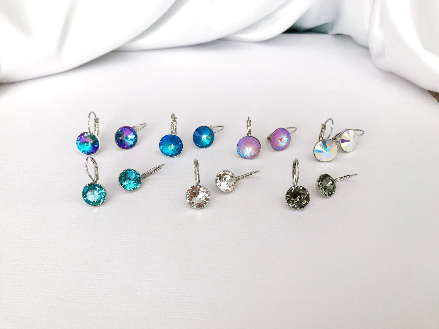 CRYSTAL & RHINESTONE EARRINGS