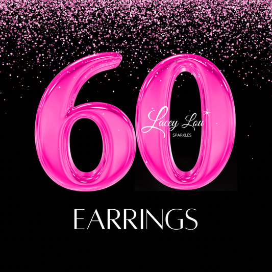 **PRE-ORDER**60th Birthday Earrings