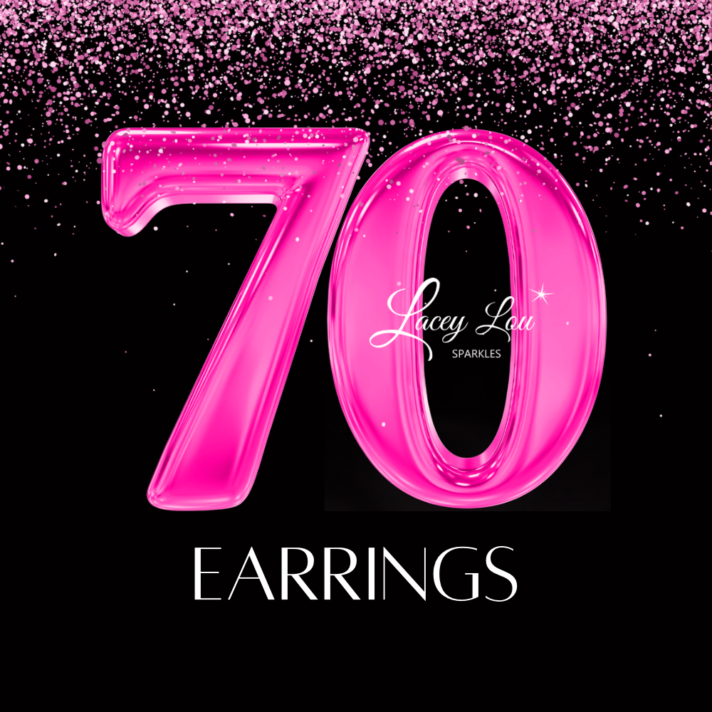 **PRE-ORDER** 70th Birthday Earrings