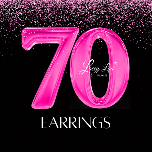 **PRE-ORDER** 70th Birthday Earrings - Multiple Designs