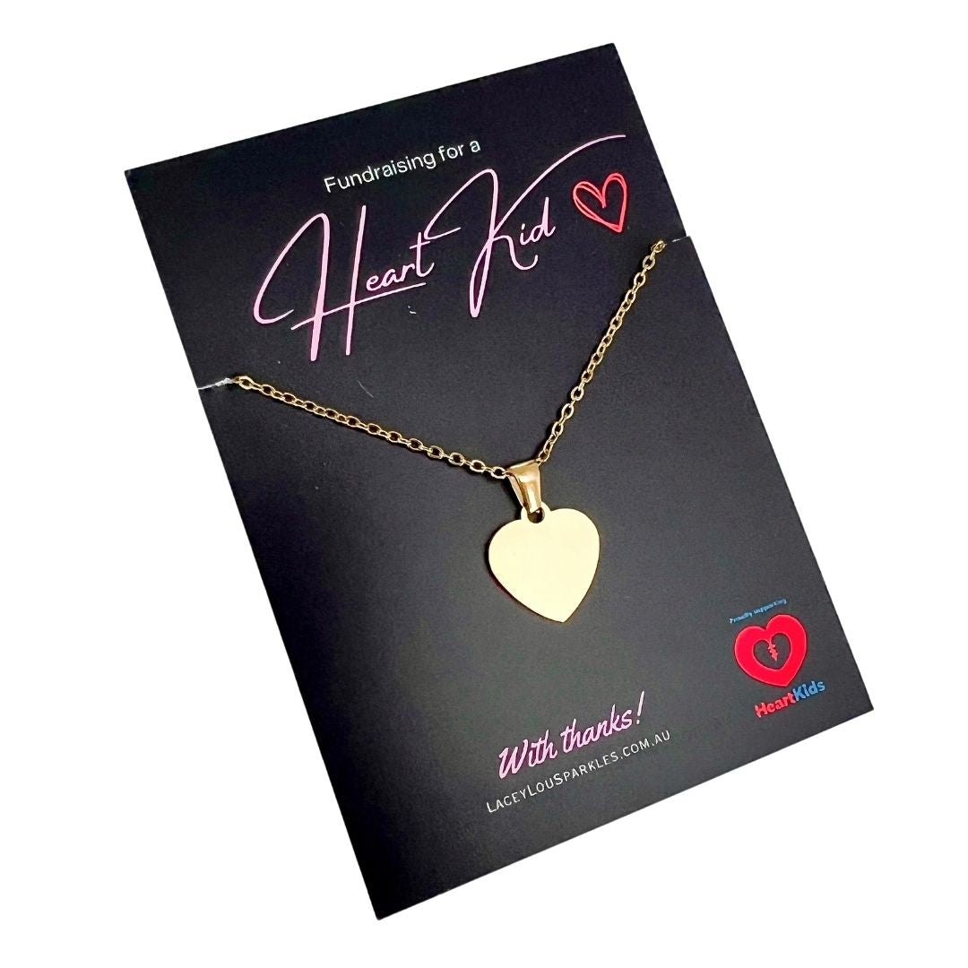 HeartKids Fundraiser Stainless Steel Necklace February 2026