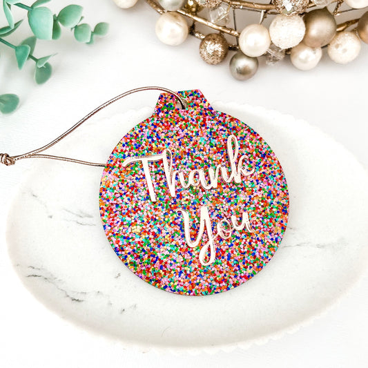 “Thank You” Ornament