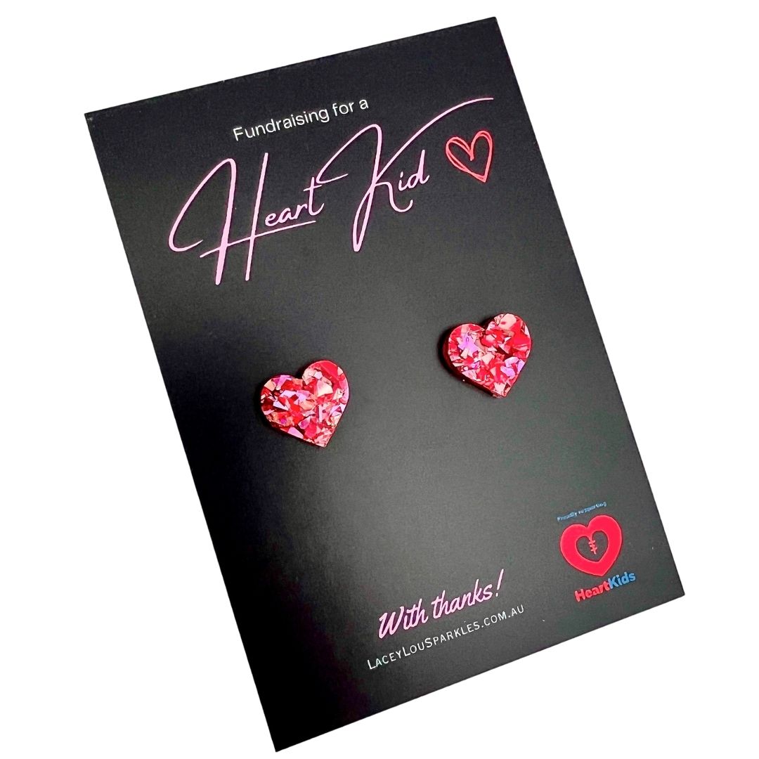 HeartKids Fundraiser Acrylic Studs February 2026