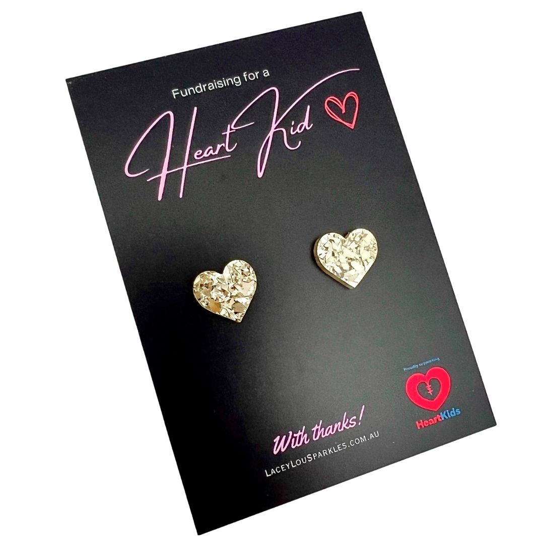 HeartKids Fundraiser Acrylic Studs February 2026