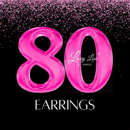 **PRE-ORDER** 80th Birthday Earrings - Multiple Designs