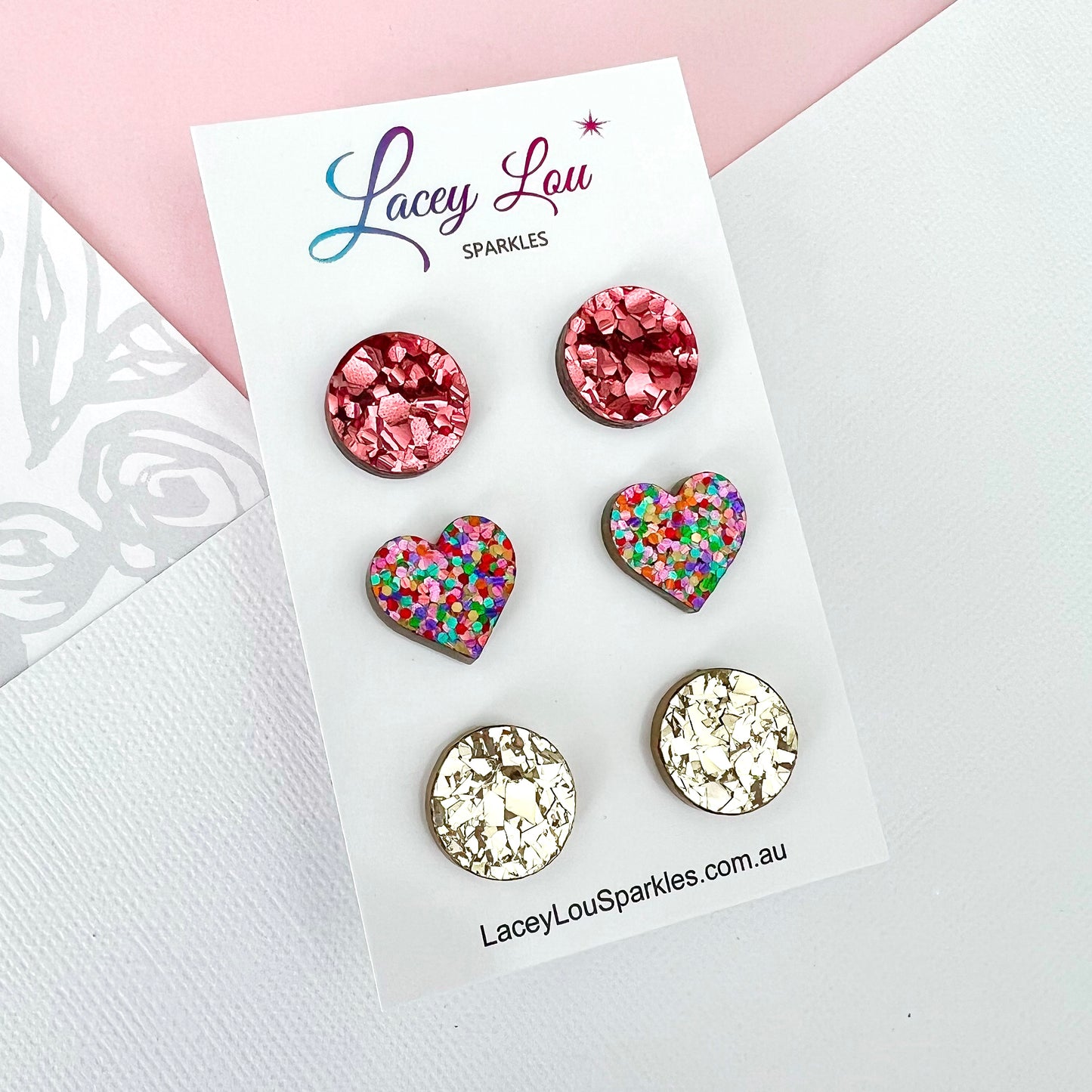 Luxe Stud Set - Acrylic Earring set