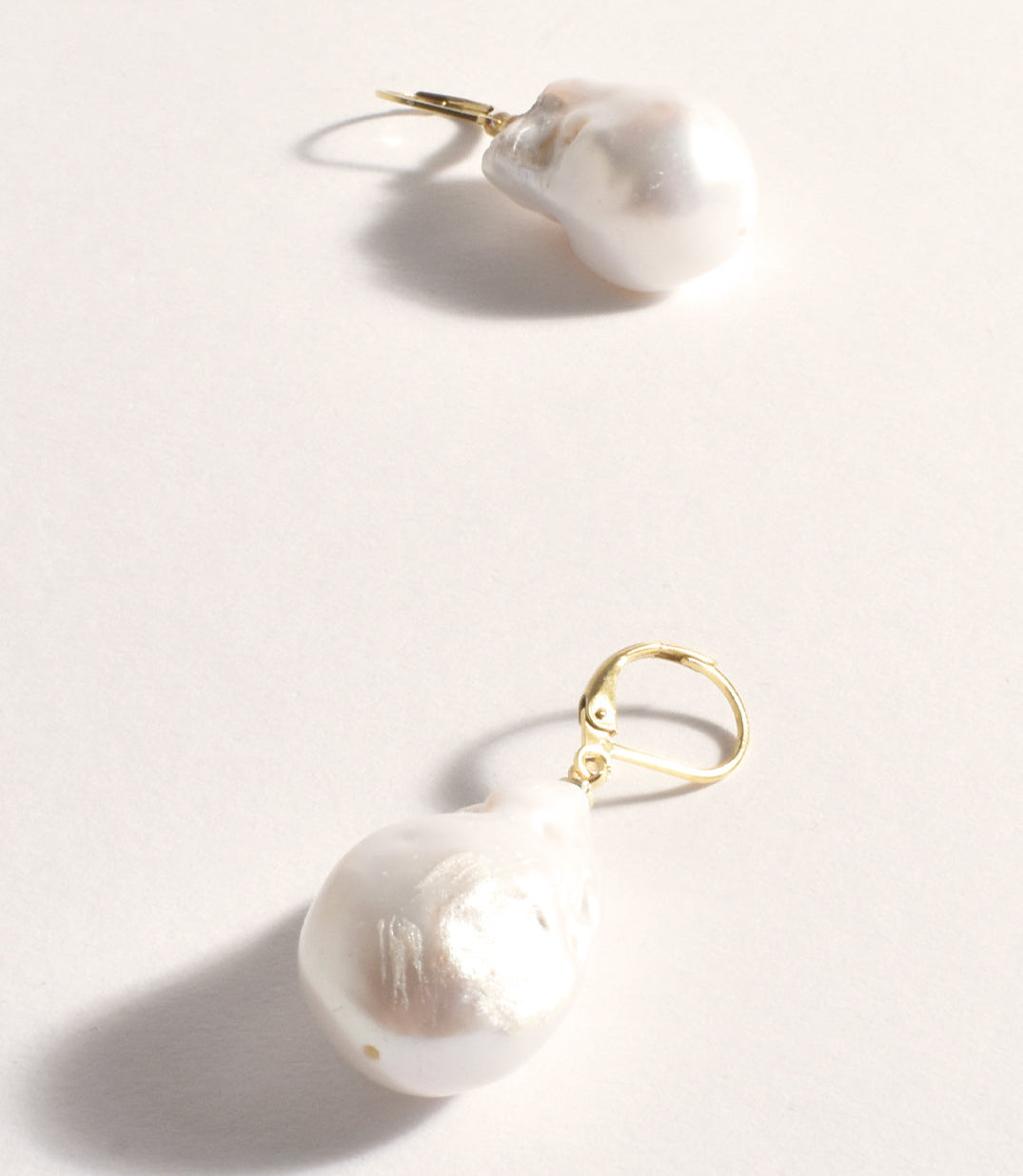 Baroque Pearl French Hook Earrings