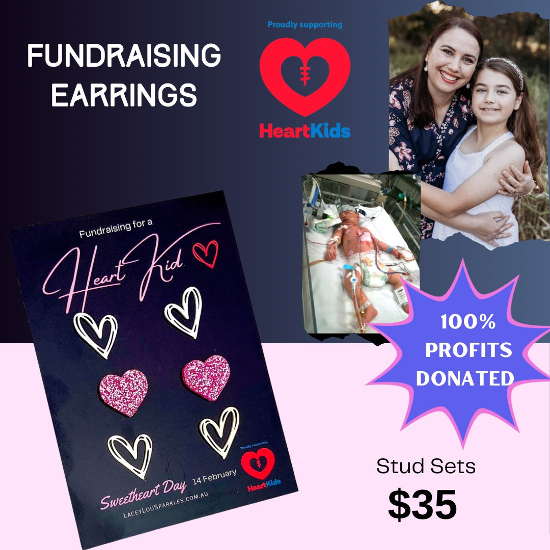 HeartKids Fundraiser Stud Sets February 2025