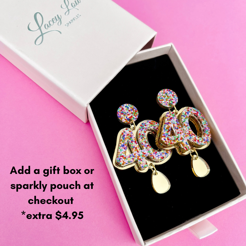 **PRE-ORDER**60th Birthday Earrings