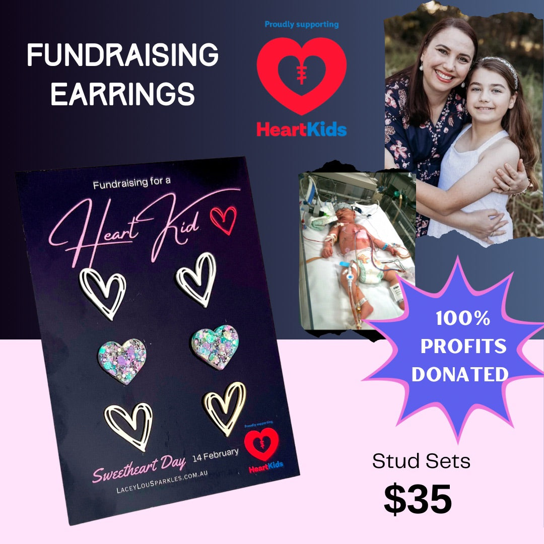 HeartKids Fundraiser Stud Sets February 2025