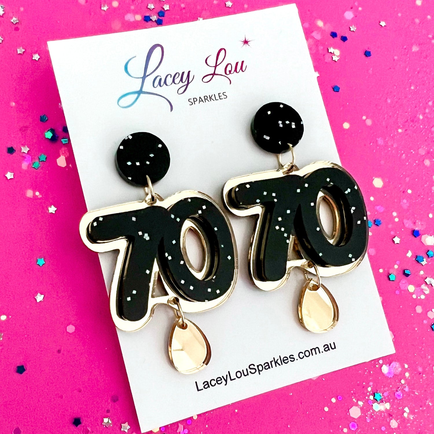 70th Birthday Earrings