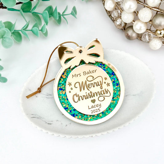 Dance Teacher Christmas Bauble **PRE-ORDER** 2025
