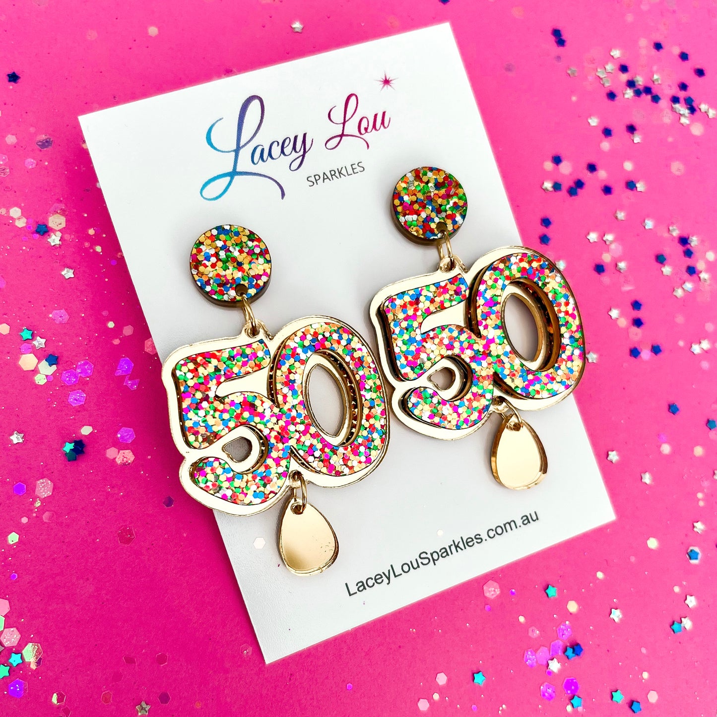 **PRE-ORDER** 80th Birthday Earrings