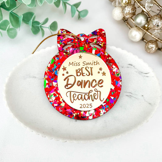 Assistant Teacher Christmas Bauble **PRE-ORDER** 2025