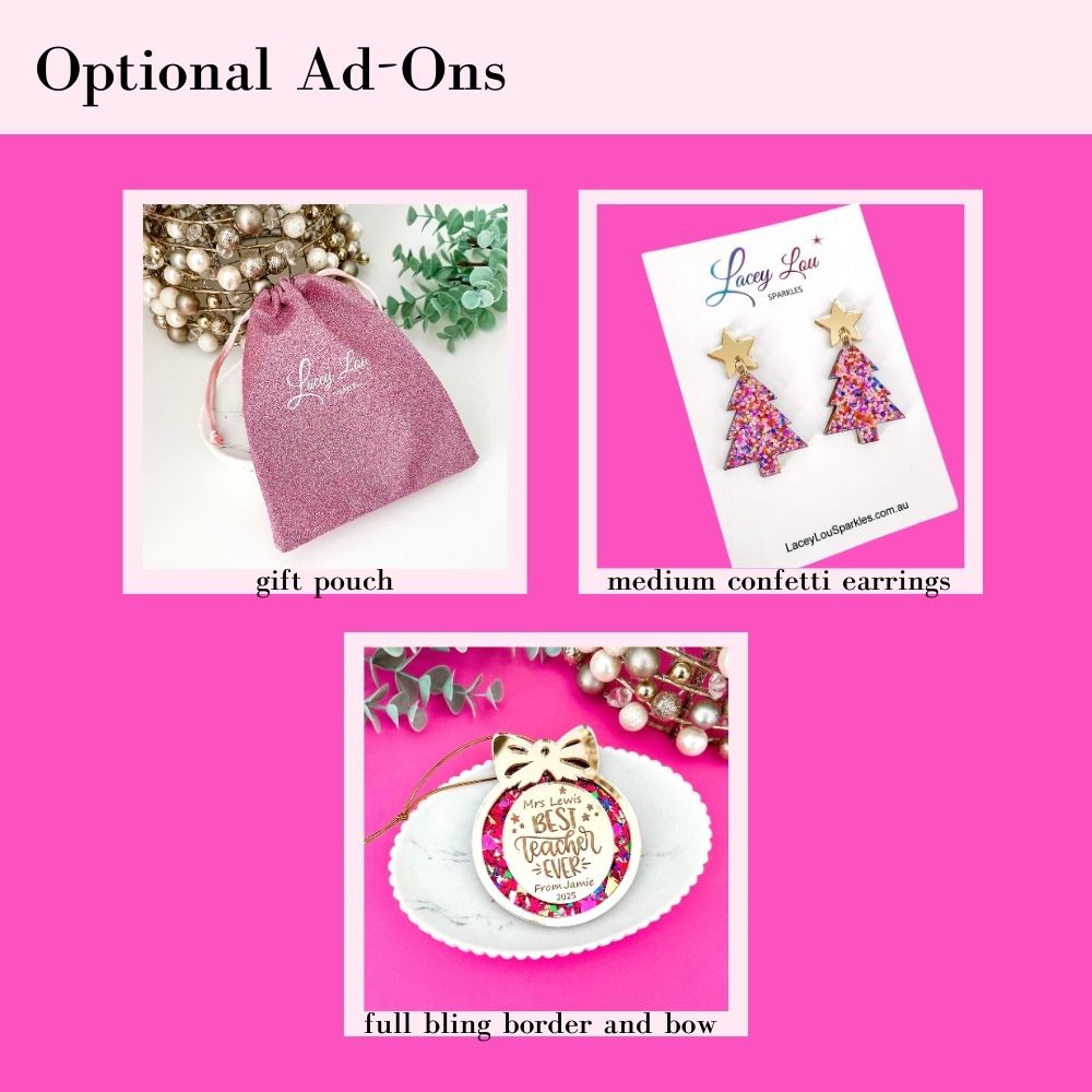 Dance Teacher Christmas Bauble **PRE-ORDER** 2025