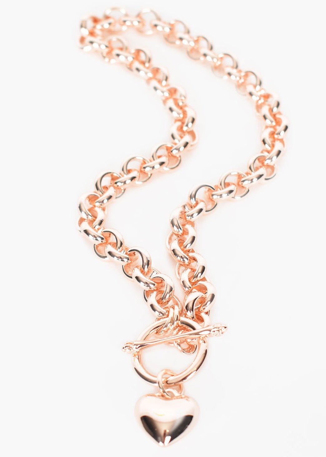 14K Gold Link Bubble Chain Necklace - KTCollection