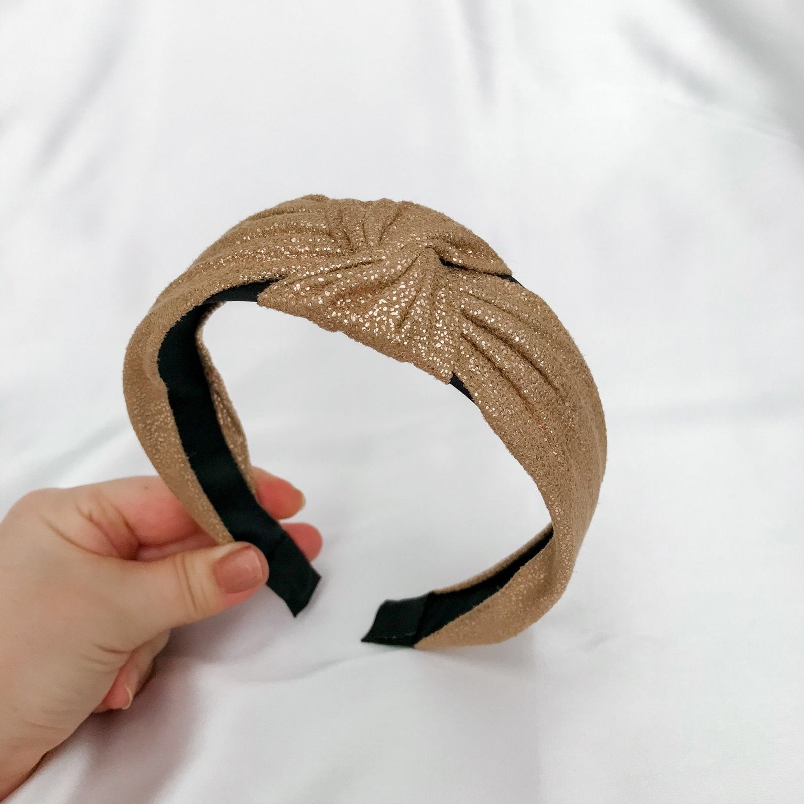 CLEARANCE Imogen Sparkly Knotted Headband - Lacey Lou Sparkles