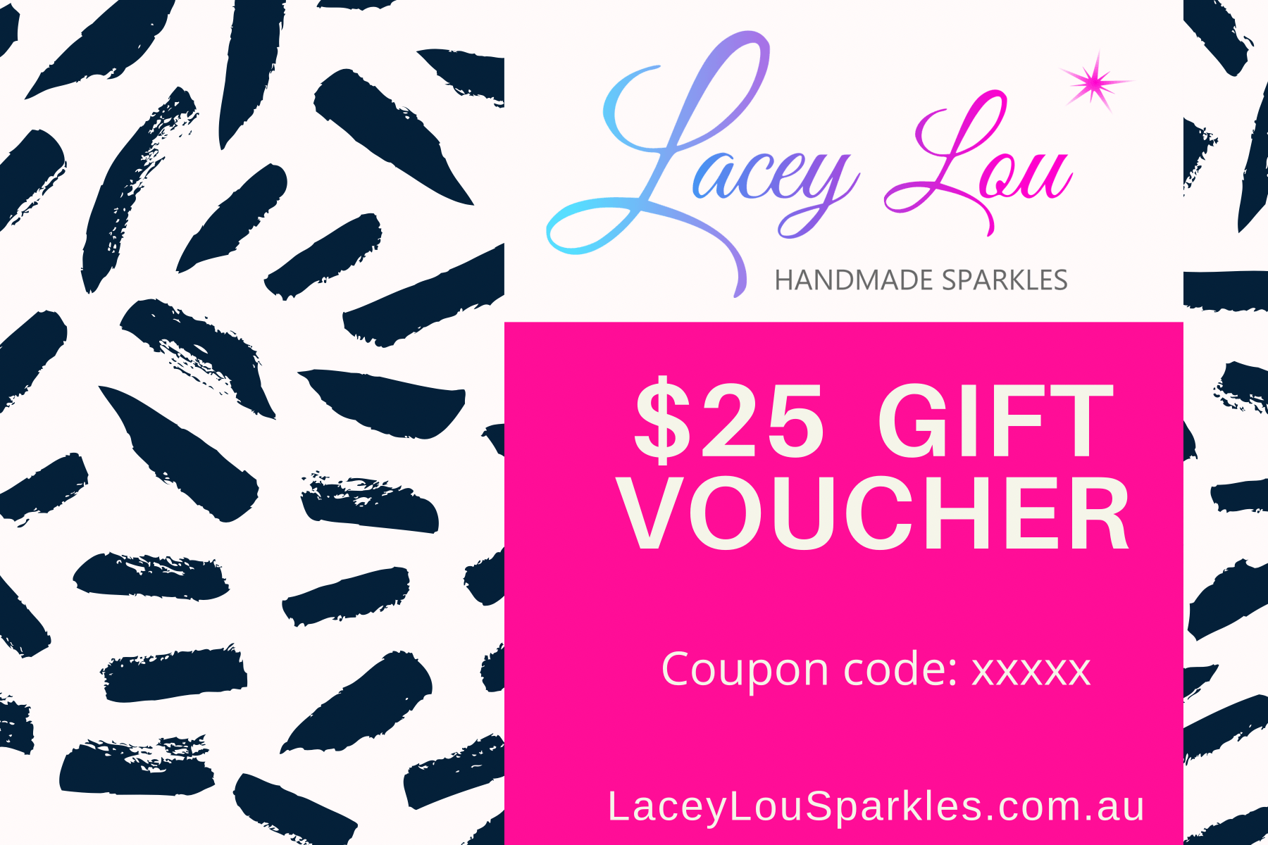 Digital Gift Card $25 - Lacey Lou Sparkles