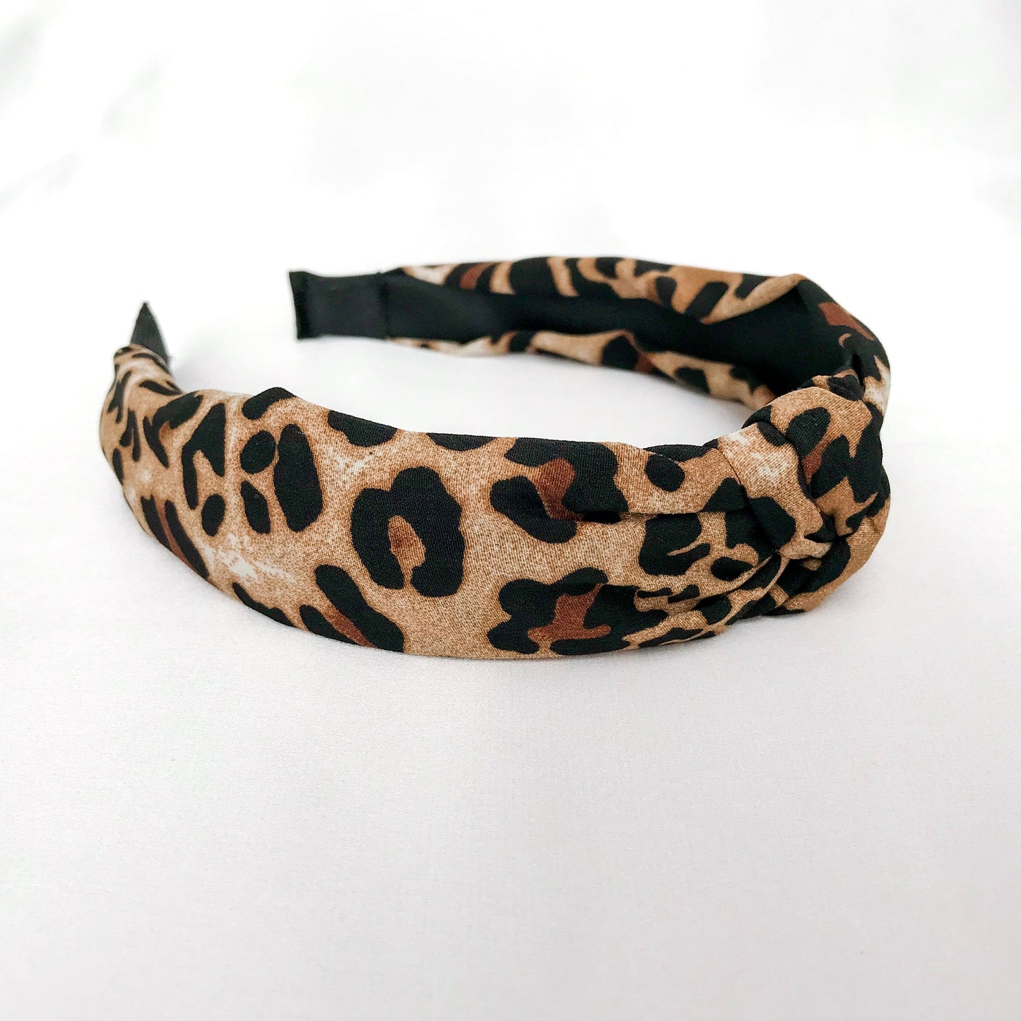 Leopard Print Knotted Headband - Lacey Lou Sparkles