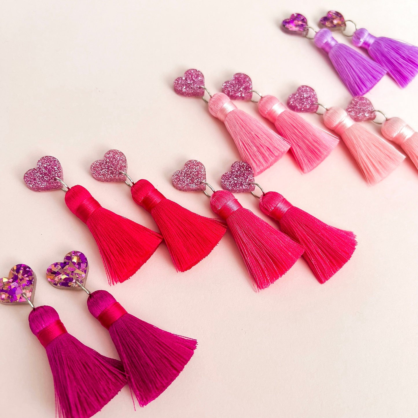 Pink Princess Tassels - Lacey Lou Sparkles