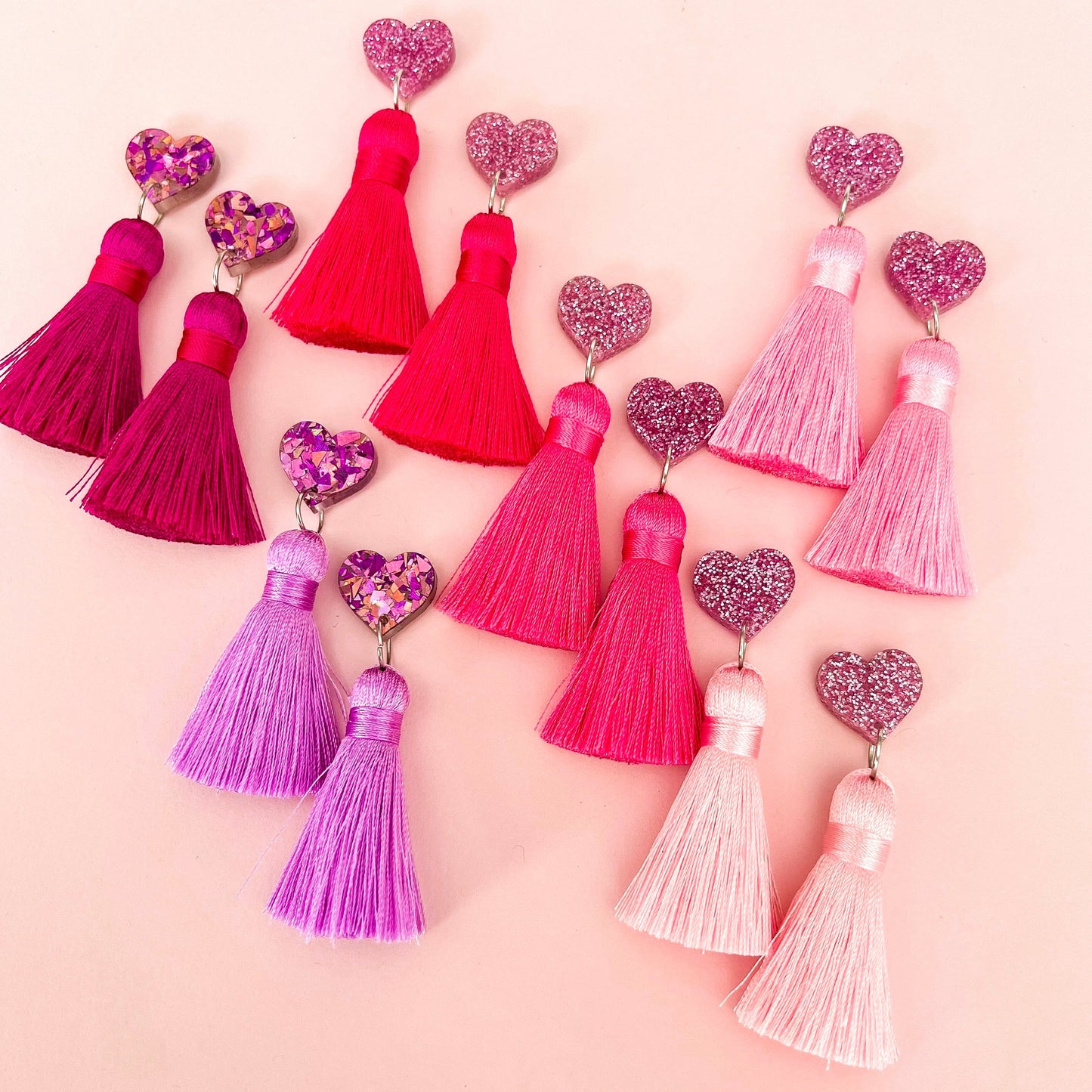 Pink Princess Tassels - Lacey Lou Sparkles