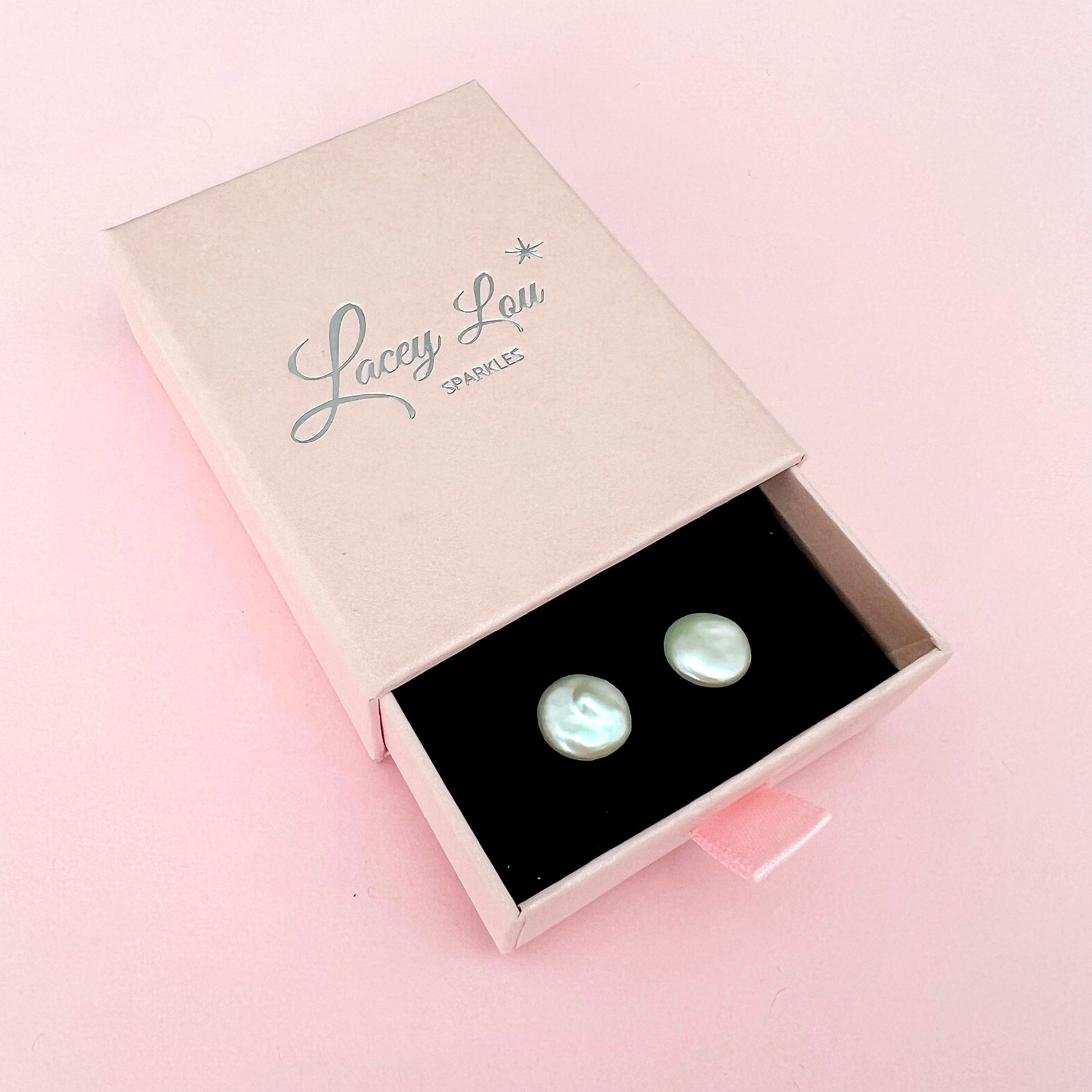 **Pre-order** Baroque Pearl Stud Earrings - Lacey Lou Sparkles