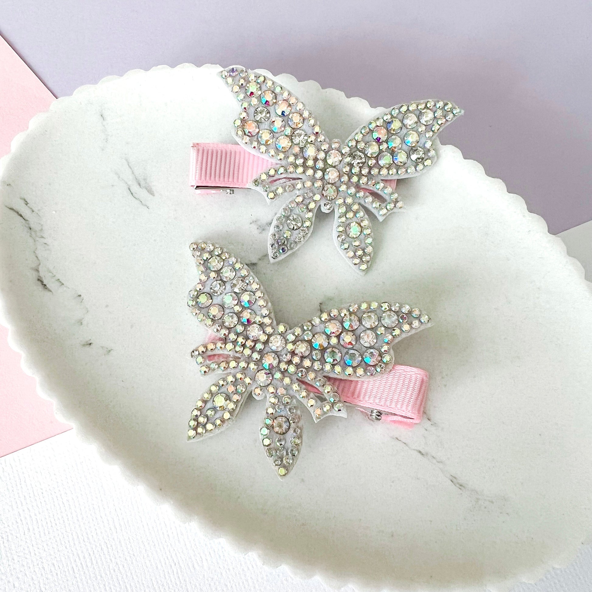 Rhinestone Butterfly Headband - Lacey Lou Sparkles